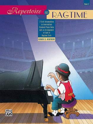 Book cover for Repertoire and Ragtime, Book 2