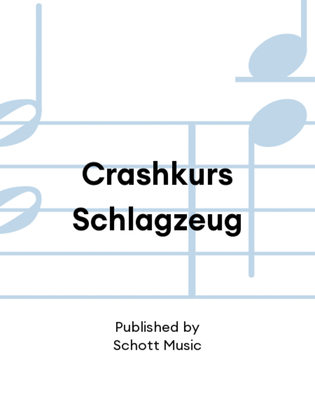 Book cover for Crashkurs Schlagzeug