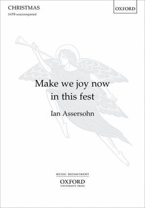 Book cover for Make we joy now in this fest