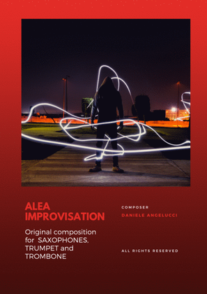 Book cover for ALEA IMPROVISATION FOR SAXOPHONES, TRUMPET AND TROMBONE