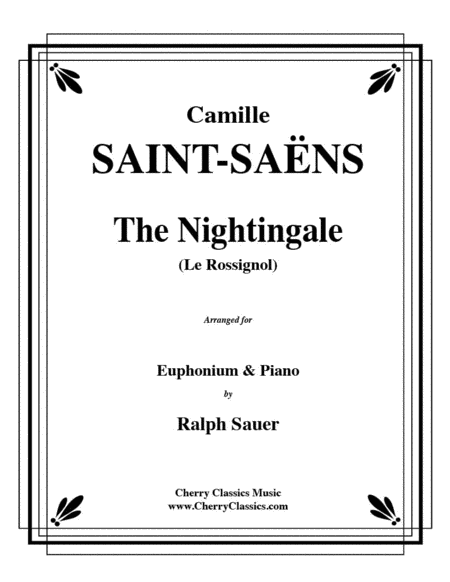 The Nightingale (Le Rossignol) for Euphonium & Piano