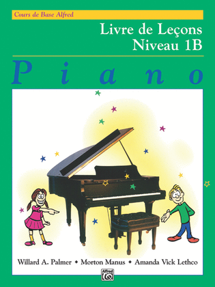 Book cover for Alfred's Basic Piano Course Lesson Book, Level 1B