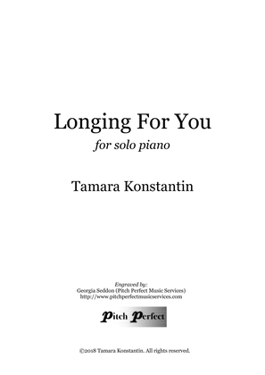 Book cover for Longing For You - by Tamara Konstantin