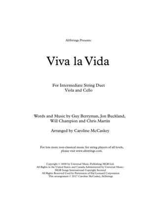 Book cover for Viva La Vida