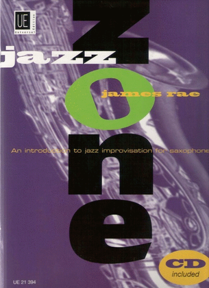 Book cover for Jazz Zone Saxophone Book/CD