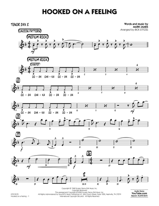 Book cover for Hooked On A Feeling (arr. Rick Stitzel) - Tenor Sax 2