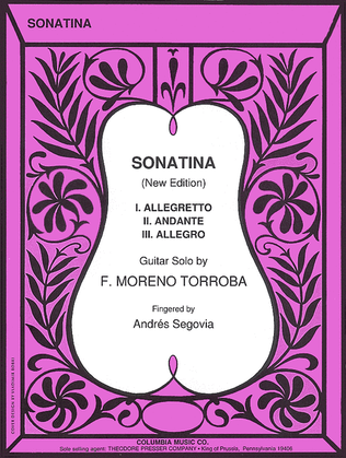 Book cover for Sonatina