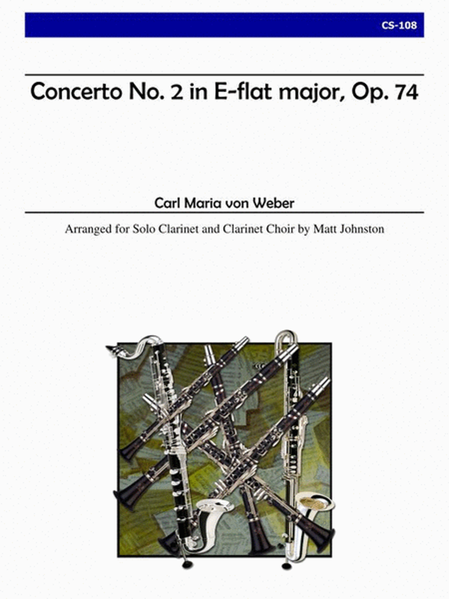 Concerto No. 2 in E-flat major, Op. 74 for Clarinet Choir image number null