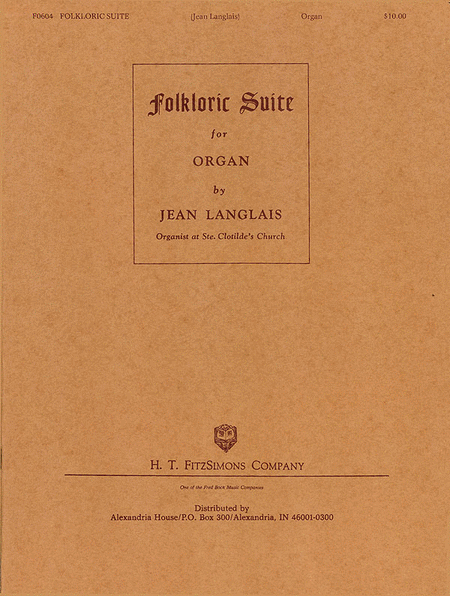 Folkloric Suite - Organ