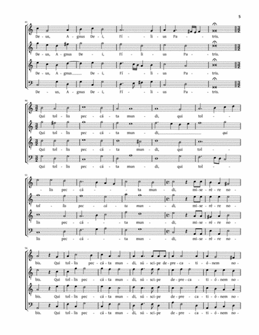 Missa Laudate Dominum a 4 (Steuerlein) by Johann Steuerlein 4-Part - Digital Sheet Music