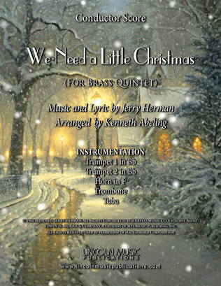 Book cover for We Need A Little Christmas