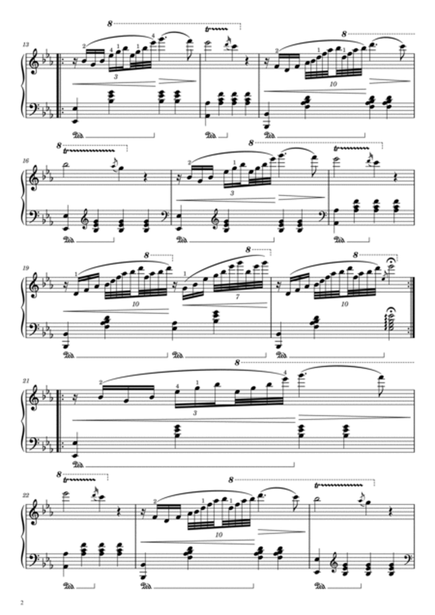 The Maiden's Prayer - Tekla Badarzewska Baranowska - Original For Piano Solo