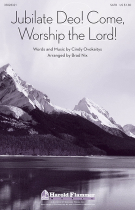 Book cover for Jubilate Deo! Come Worship the Lord!