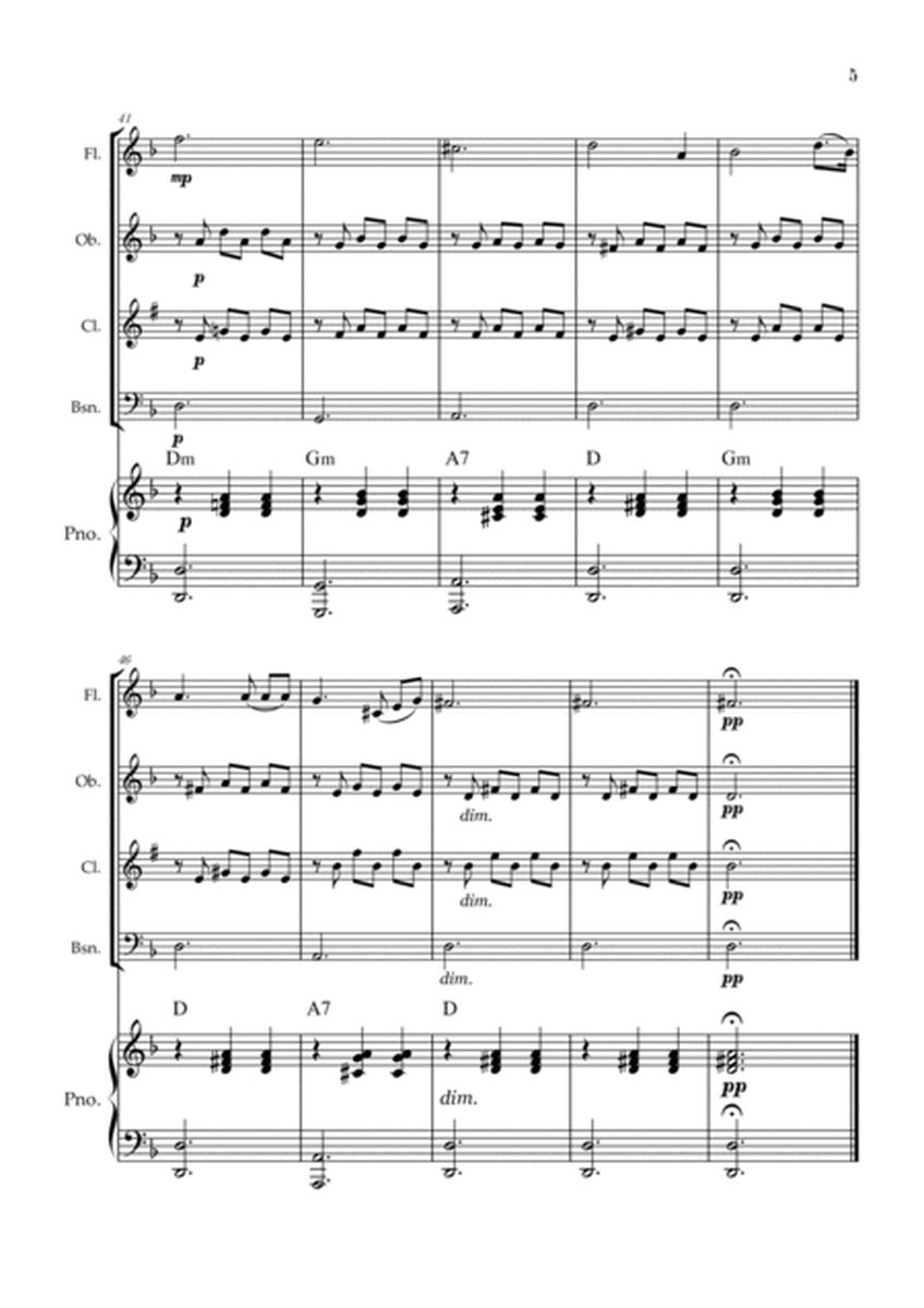 Serenade | Schubert | Woodwind Quartet | Piano | Chords image number null