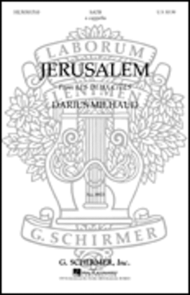 Book cover for Jerusalem From Les Deux Cites French English A Cappella