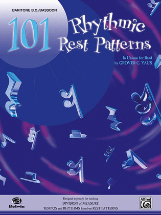 Book cover for 101 Rhythmic Rest Patterns