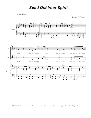 Book cover for Send Out Your Spirit (SATB)