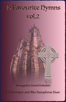 Book cover for 16 Favourite Hymns Vol.2 for Trumpet and Alto Saxophone Duet