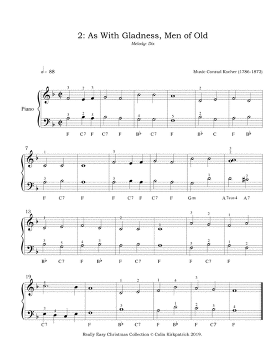 Really Easy Christmas Collection (20 carols and hymns for solo piano) image number null