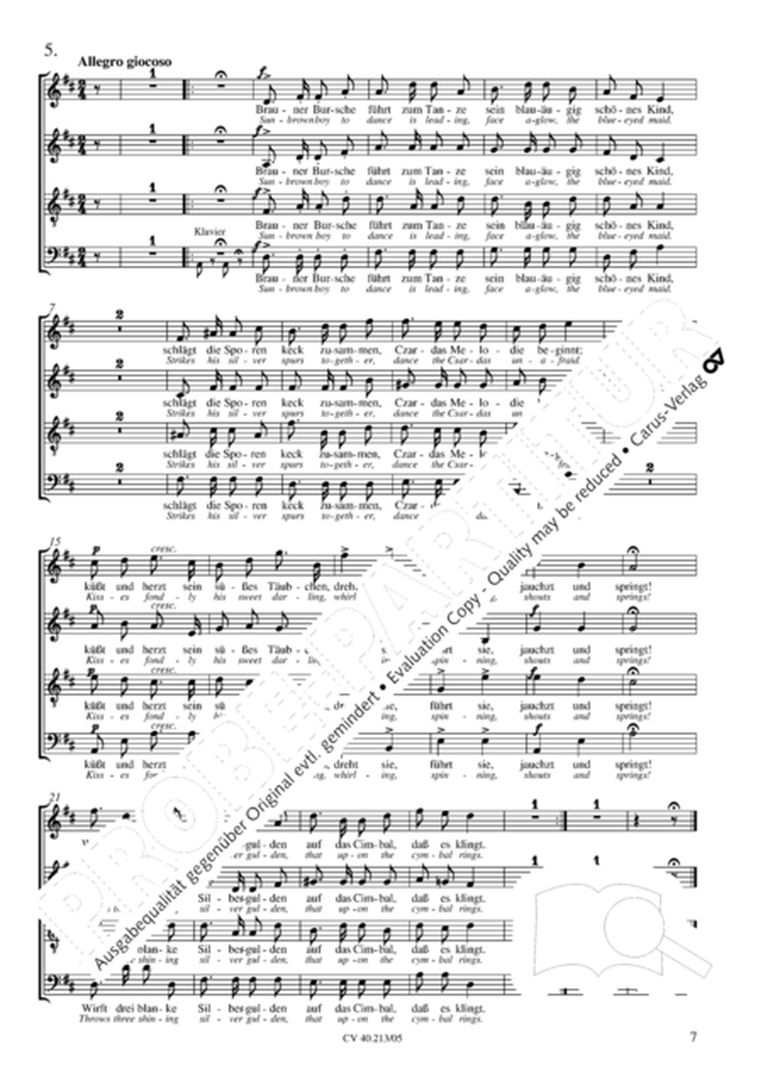 Zigeunerlieder op. 103