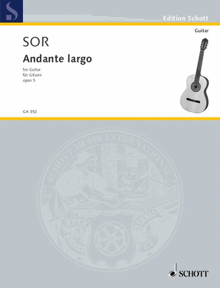 Book cover for Andante Largo, Op. 5