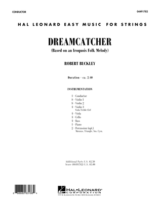 Book cover for Dreamcatcher - Conductor Score (Full Score)