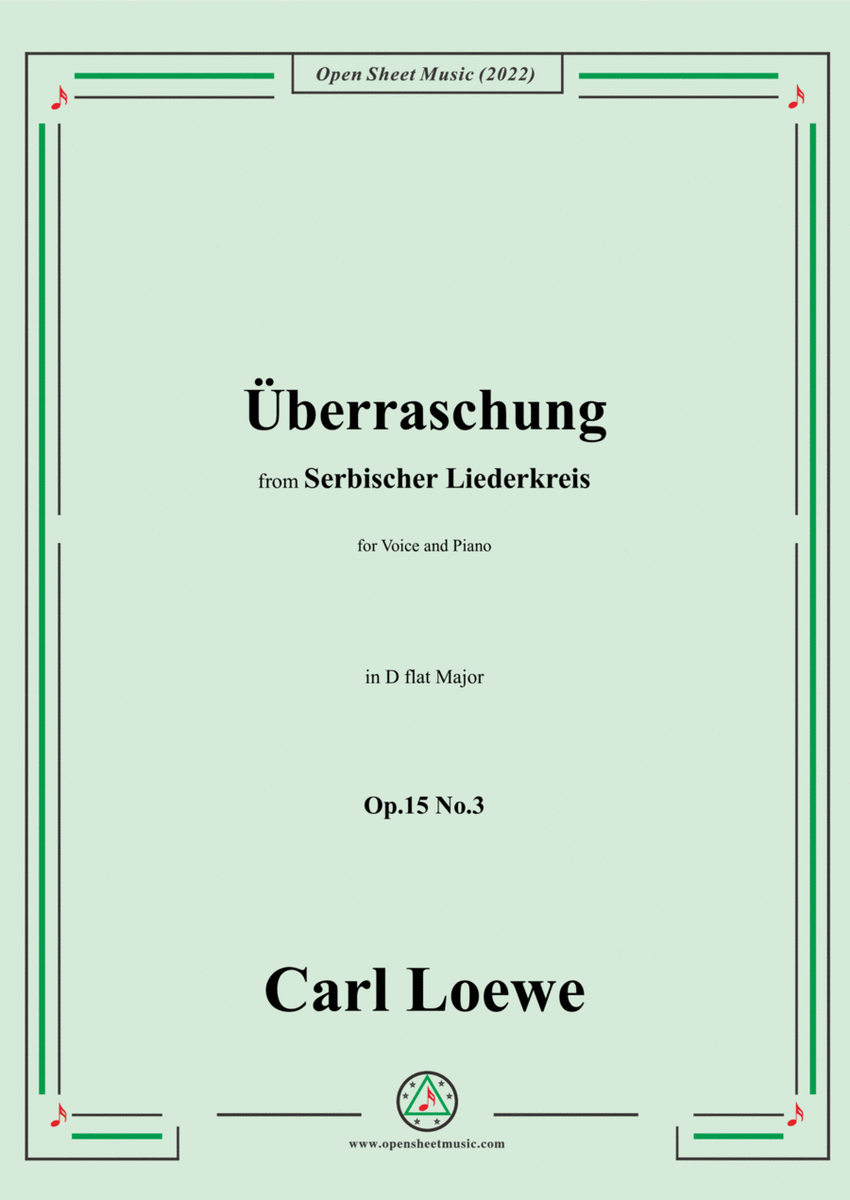 Loewe-Überraschung,in D flat Major,Op.15 No.3