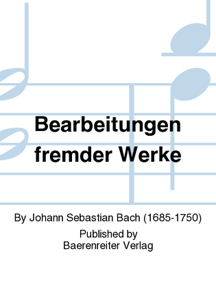 Book cover for Arrangements of Works by other Composers