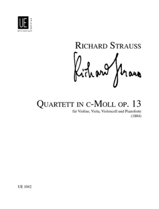 Book cover for Quartet In C Minor Op. 13