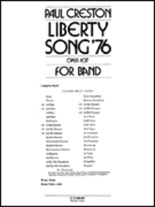 Book cover for Liberty Song