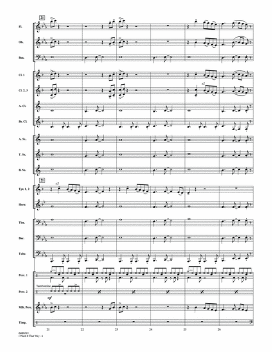 I Want It That Way (arr. Michael Brown) - Conductor Score (Full Score)