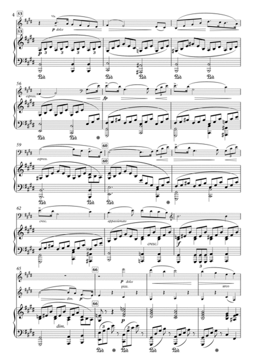 Piano Trio No.2, Op.12, II. Adagio ma non tanto for Violin, Viola & Piano image number null