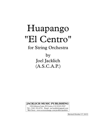 Book cover for Huapango "El Centro" (String Orchestra)