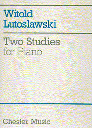Book cover for Two Studies for Piano