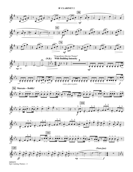 Epic Gaming Themes - Flute by Paul Murtha - Concert Band - Digital Sheet  Music
