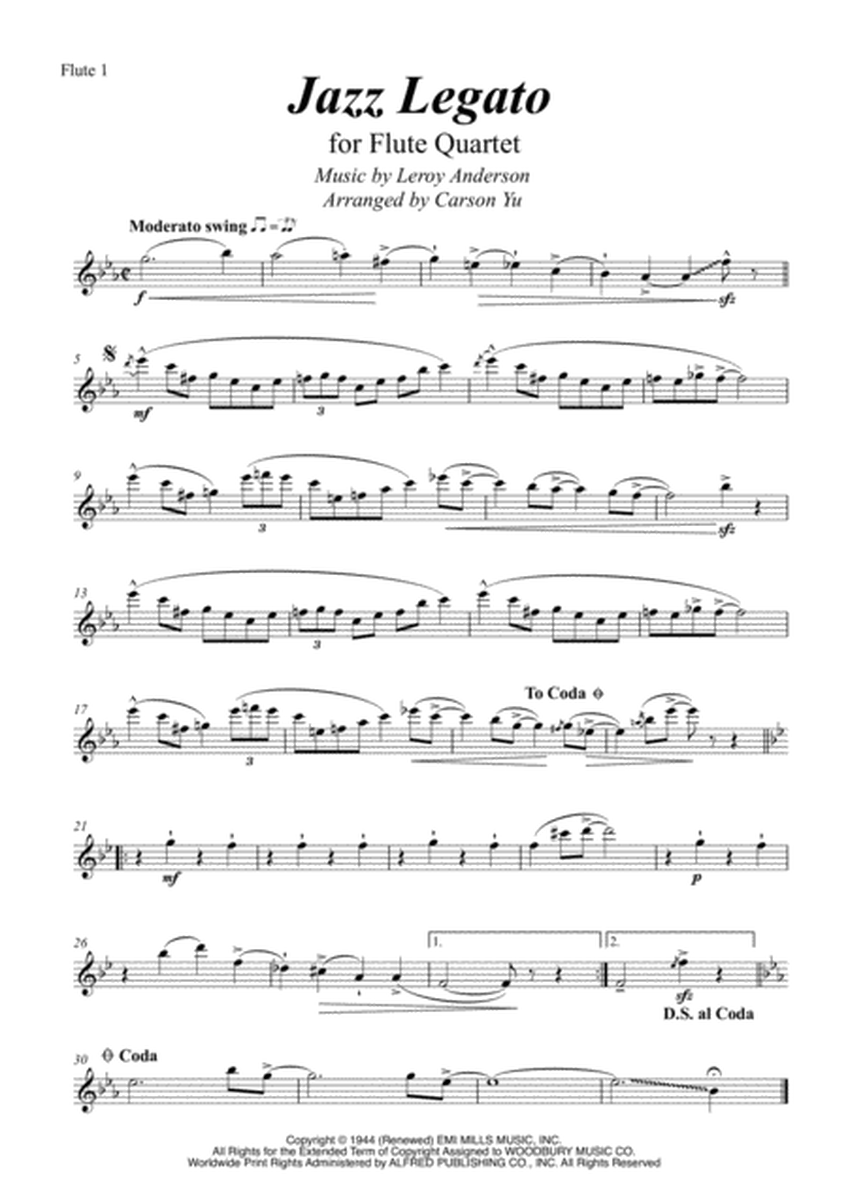 Jazz Legato - for Flute Quartet (4 C Flutes) arr. Carson Yu image number null