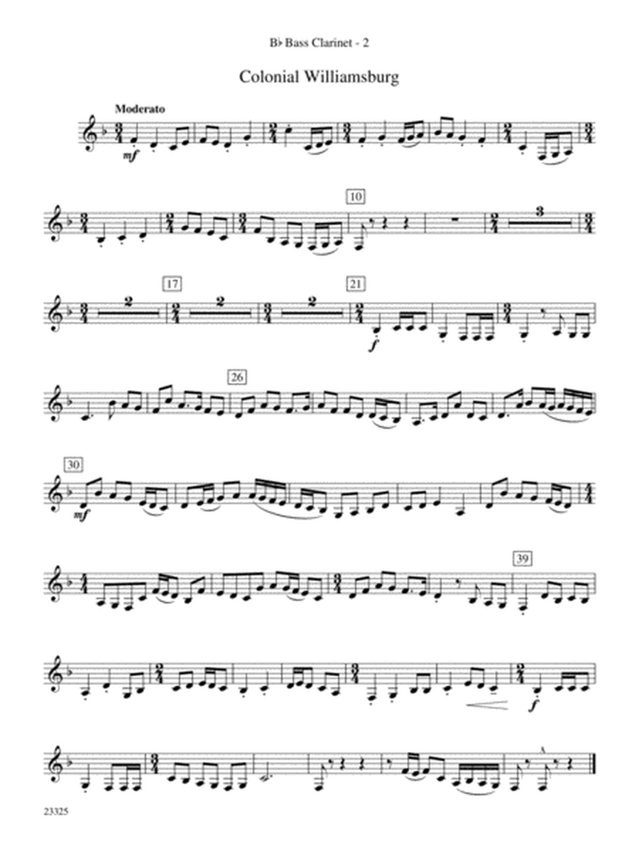 A Virginia Trilogy: B-flat Bass Clarinet