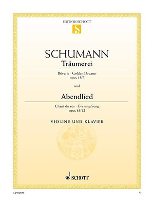 Book cover for Traumerei and Abendlied