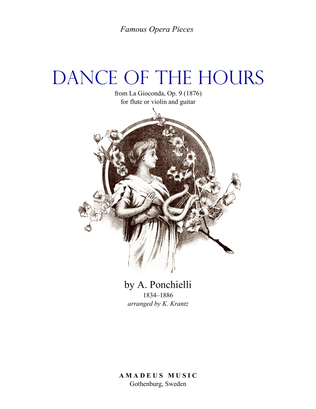Book cover for Dance of the Hours (La Gioconda) for violin or flute and guitar