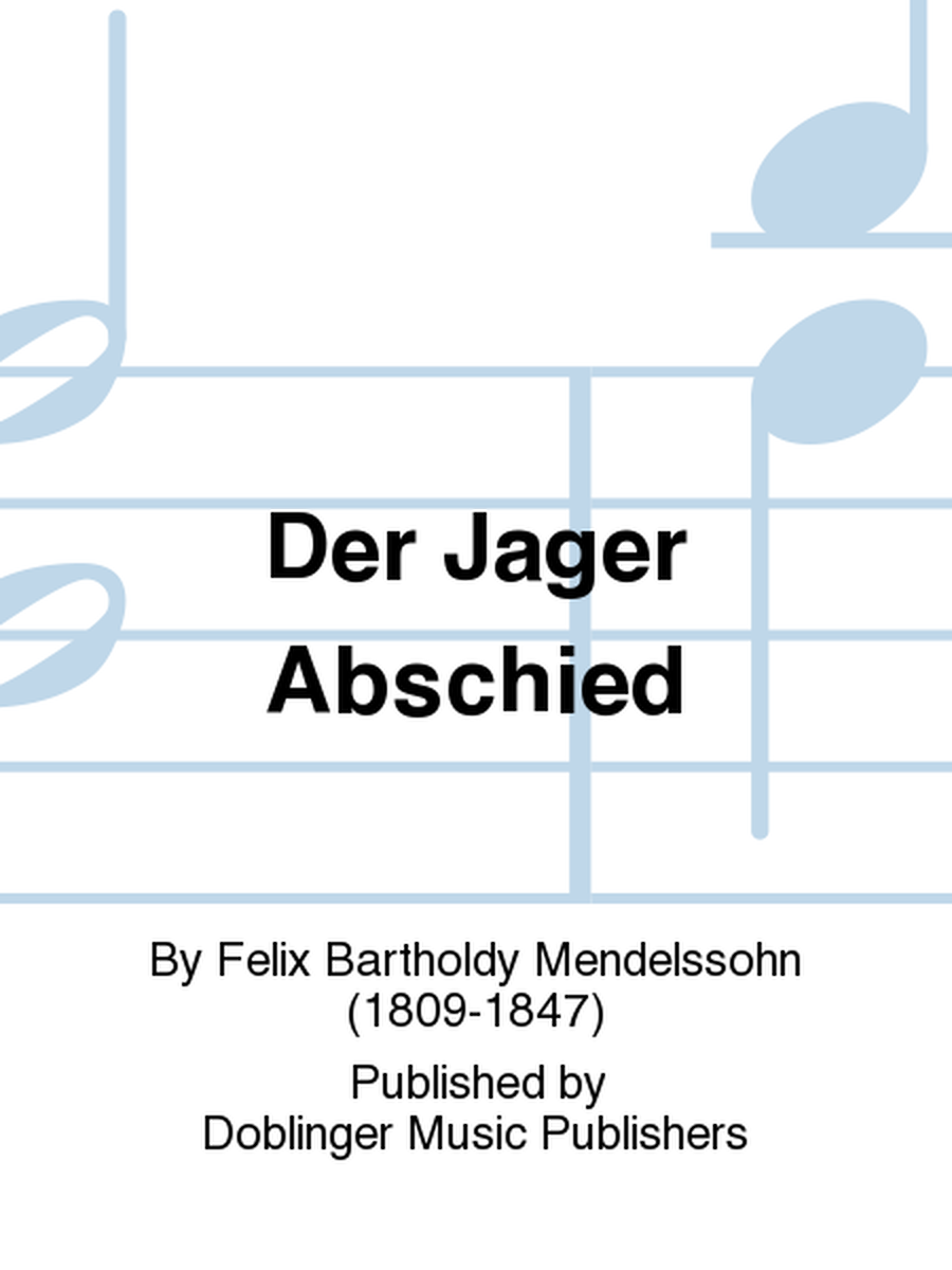 Der Jager Abschied