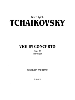 Book cover for Tchaikovsky: Violin Concerto in D Major, Op. 35