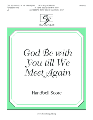 Book cover for God Be With You Till We Meet Again - Handbell Score