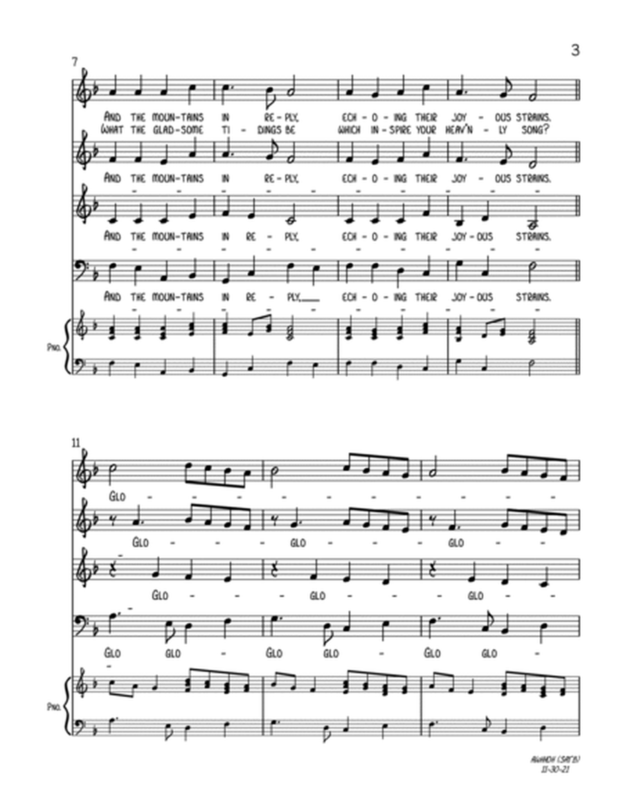 Angels We Have Heard On High (SATB A Cappella) image number null