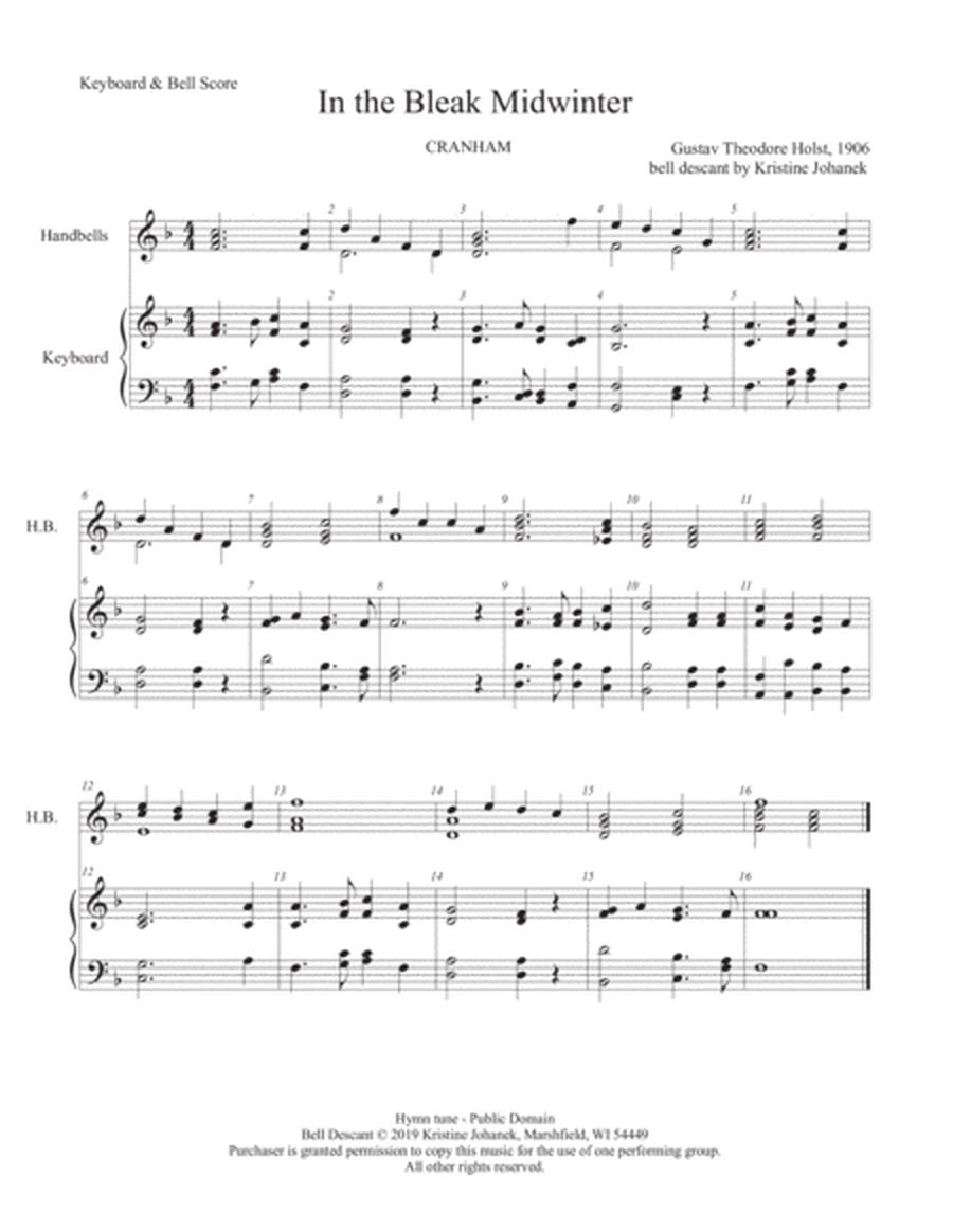 Bell Descants for Christmas (Reproducible) Set 3 (2 octaves) image number null