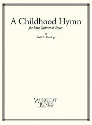 Book cover for A Childhood Hymn