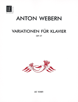 Book cover for Variations, Op. 27