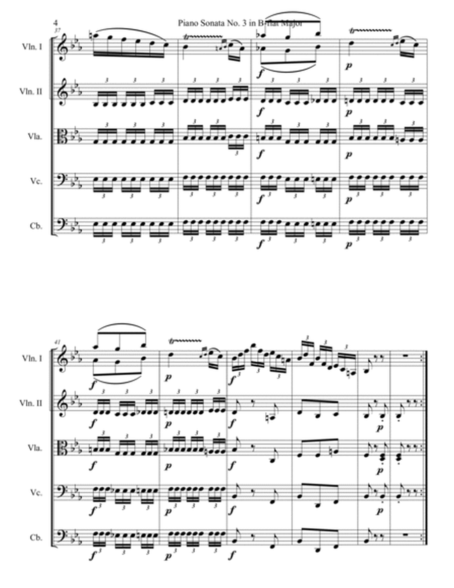 Piano Sonata No. 3 in B-Flat Major, Movement 2