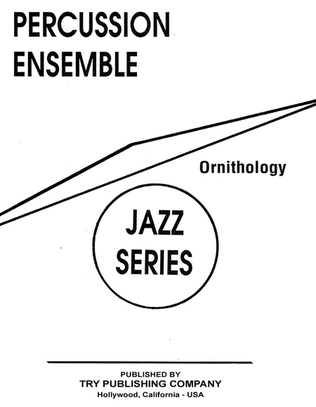 Percussion Ensemble Series - Ornithology