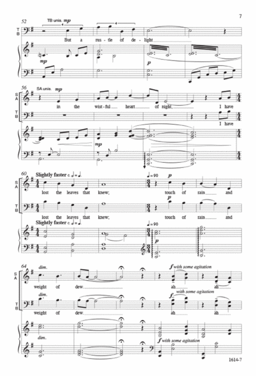 Stars Above and Earth Below - SATB divisi octavo