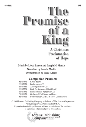 Book cover for The Promise of a King